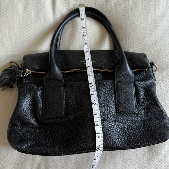 Kate Spade Black Leather Satchel - Picture 11 of 11